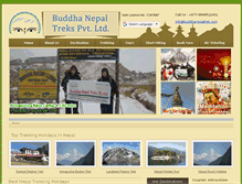 Tablet Screenshot of buddhanepaltrek.com